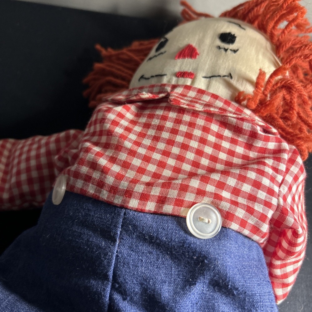 Raggedy Andy Doll Stuffed Plush - Good Condition . Collector Item. - Picture 5 of 7